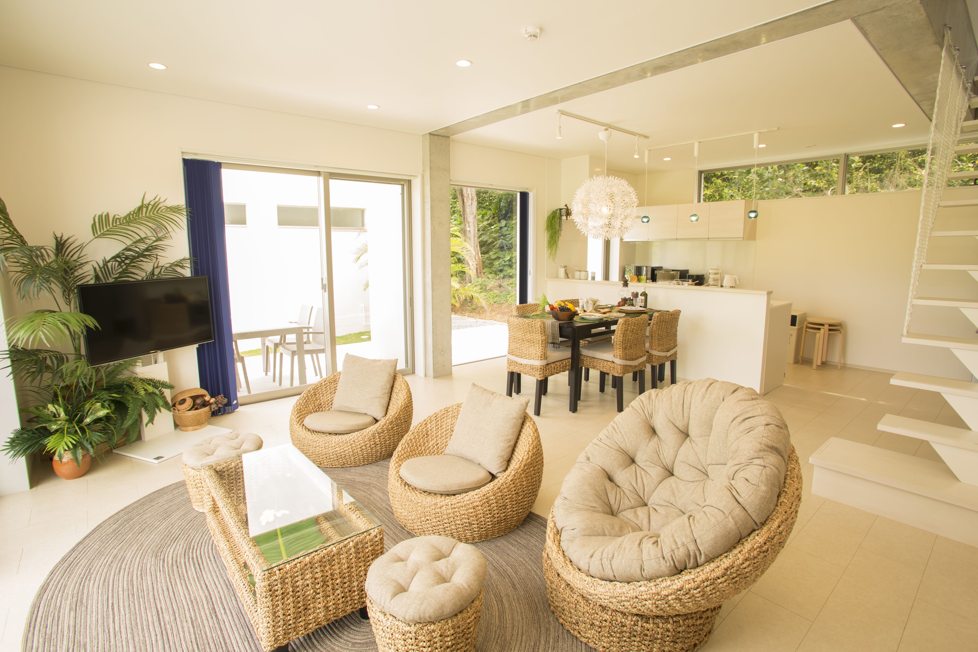 Villa, 3 chambres | Coin séjour