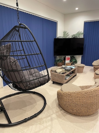 Villa, 3 camere da letto | Area soggiorno | TV a schermo piatto, Netflix, servizi in streaming