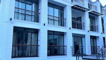 Overnatningsstedets facade