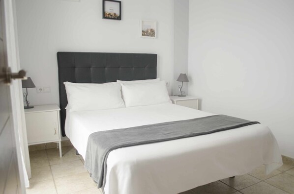 2 bedrooms, iron/ironing board, travel crib, WiFi