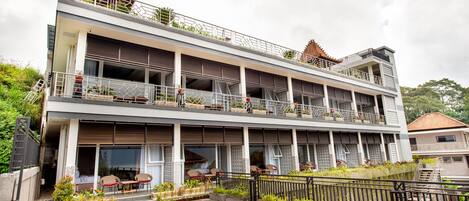 Majoituspaikan julkisivu