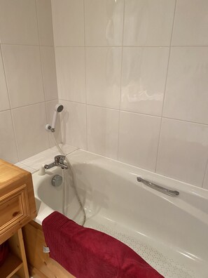 Hair dryer, towels