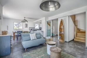 TV - 100m from the beach, house for 7, seaview (Baden)