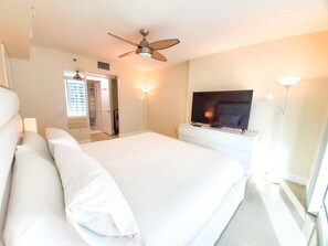 2 bedrooms, in-room safe, iron/ironing board, WiFi