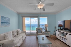 Condo, Multiple Beds, Pool Access | Living area - Treasure Island 1107 (Panama City Beach)