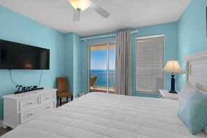 Condo, várias camas, acesso à piscina, vista para o oceano | 2 quartos, ferros/tábuas de passar roupa, Wi-Fi de cortesia