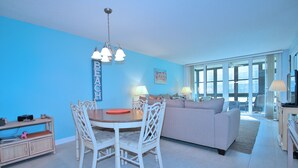 Condo, Multiple Beds, Kitchen | Living room - Bay Mariner 103 (Indian Shores)
