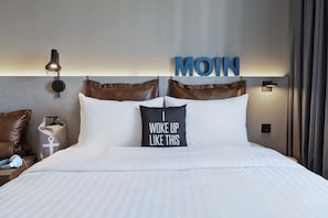 Rum - 1 queensize-säng | Mörkläggningsgardiner, ljudisolering, gratis barnsängar och gratis wi-fi