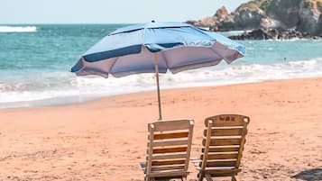 Accommodatie ligt op het strand