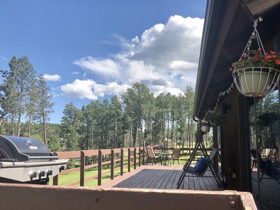 TRI-LEVEL HOUSE WITH HUGE DECK AND AMAZING VIEWS OF THE BLACK HILLS