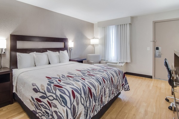 Superior Room, 1 King Bed, Non Smoking | Desk, laptop workspace, blackout drapes, iron/ironing board