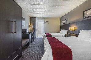 Standaard kamer, 2 queensize bedden | Verduisterende gordijnen, gratis wifi, beddengoed