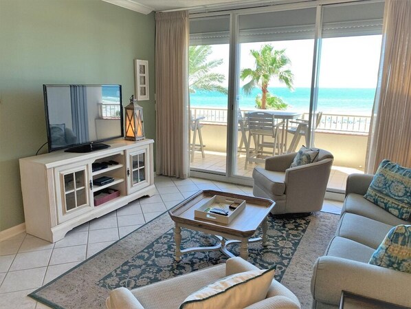 Smart TV, DVD player, foosball, table tennis