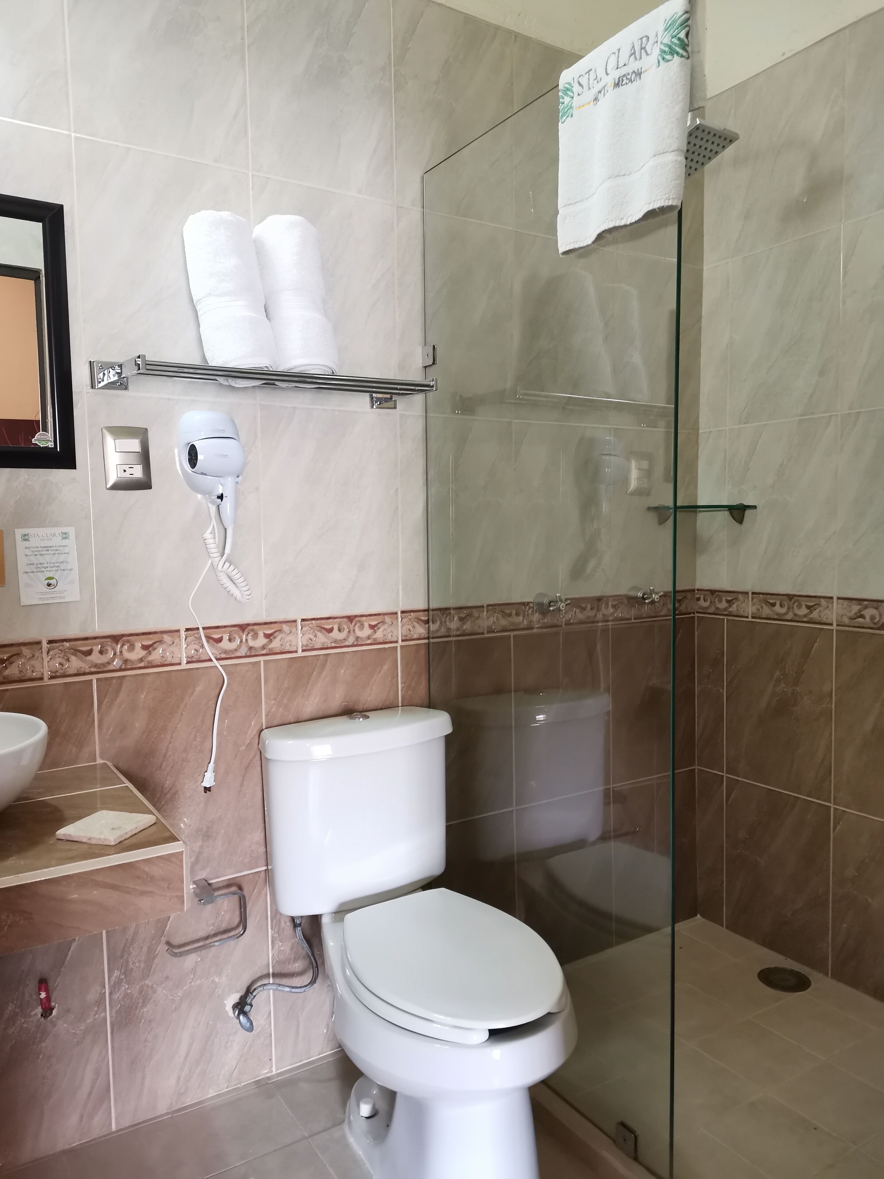 family room | bathroom | free toiletries, hair dryer, towels, soap