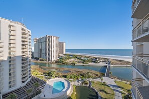 Exterior - Ocean Creek Resort South Tower - DD10 - Updated 3 Bedroom Condo with Fantastic Views (Myrtle Beach)