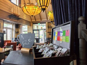 Enjoy a warm and inviting coffee bar experience with a variety of options available.