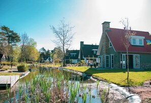 Chalet | View from property - Wooden Chalet in a Holiday Park in the Achterhoek (Lochem)