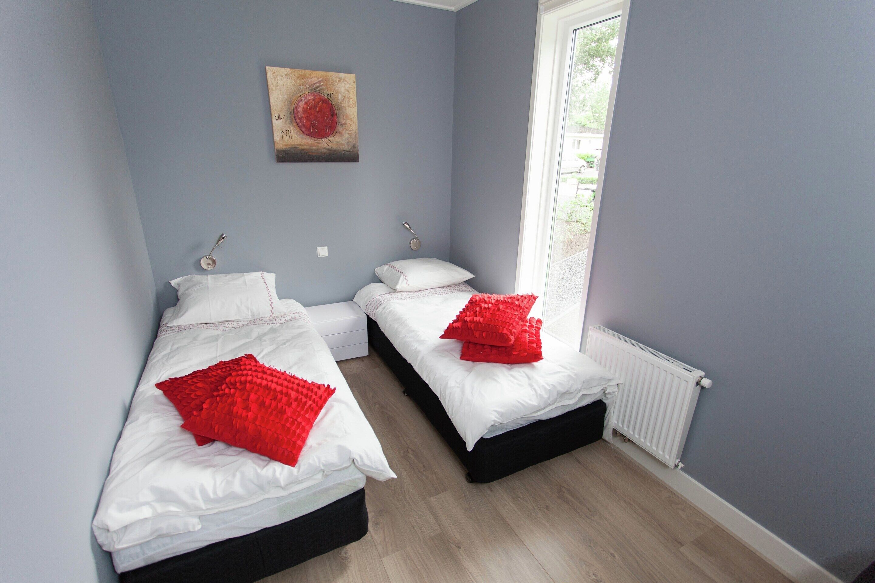 3 bedrooms, individually furnished, bed sheets