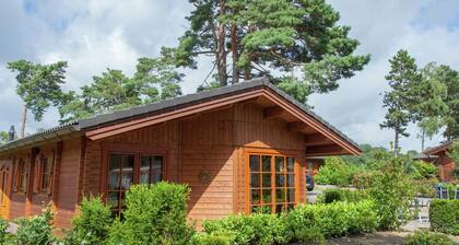 Wooden Chalet With Terrace and Microwave