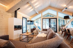 Living room - Luxury Chalet in Ennsling near Schladming with Private Spa (Haus)