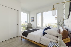 华丽公寓, 城市景观 | 1 多间卧室、特色家居、笔记本电脑工作区、免费 WiFi