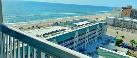 Premium Studio, 2 Queen Beds, Ocean View | Balcony view