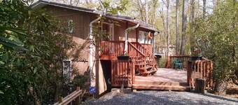 Summer in the NC high country. Trout fishing, golf, hiking, wineries
