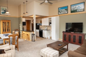 Condo, 2 Bedrooms | Living area | TV