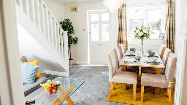 Luxury House, Private Bathroom, Courtyard View | Lounge - The Melin Griffin House (Cardiff)