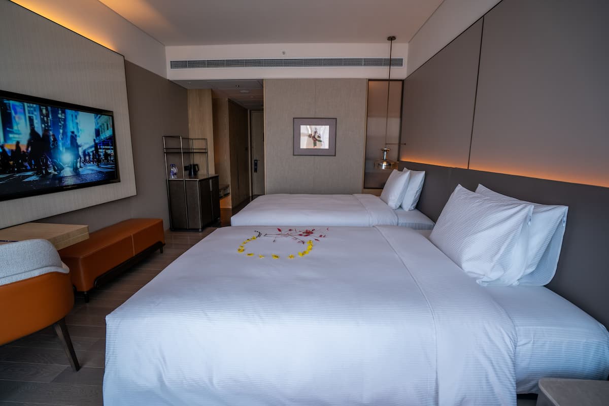 Minibar, in-room safe, desk, laptop workspace