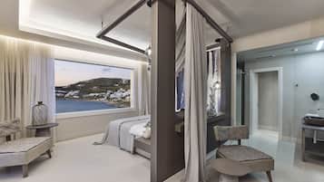 Amazon Sea View Suite with Infinity Private Pool | 1 quarto, roupas de cama premium, frigobar, cofres nos quartos