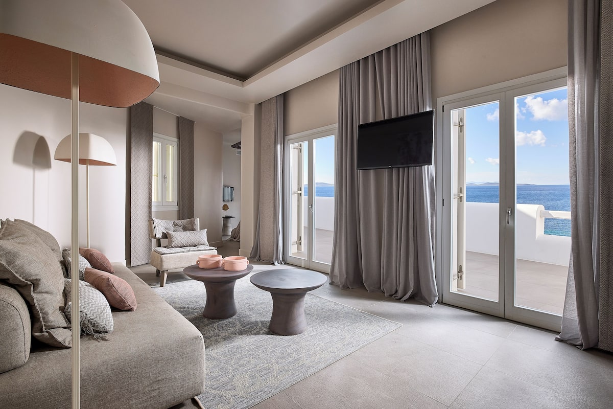 Triple Sea View Suite | 高級寢具、迷你吧、客房內保險箱、隔音