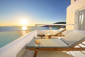 Amazon Sea View Suite with Infinity Private Heated Pool | View from room - Amazon Mykonos Resort & Spa (Mykonos)