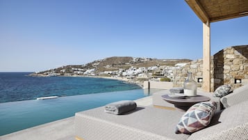 Eros Suite with Infinity Private Heated Pool | Water view