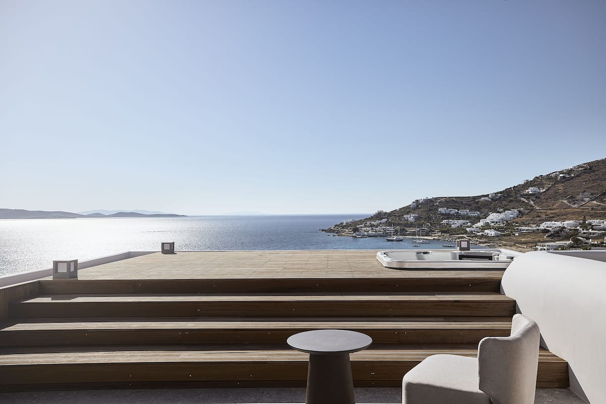 Sunset Deluxe Sea View with Outdoor Heated Whirlpool | Beach/ocean view