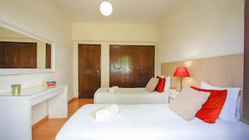 4 bedrooms, in-room safe, iron/ironing board, free WiFi