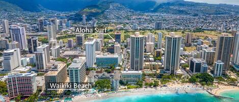 Sun loungers, beach towels