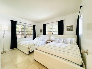 4 bedrooms, iron/ironing board, travel cot, free WiFi