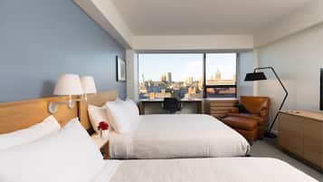 Traditional Room, 2 Double Beds | In-room safe, desk, laptop workspace, blackout drapes