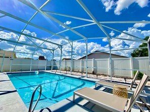 Una piscina climatizada