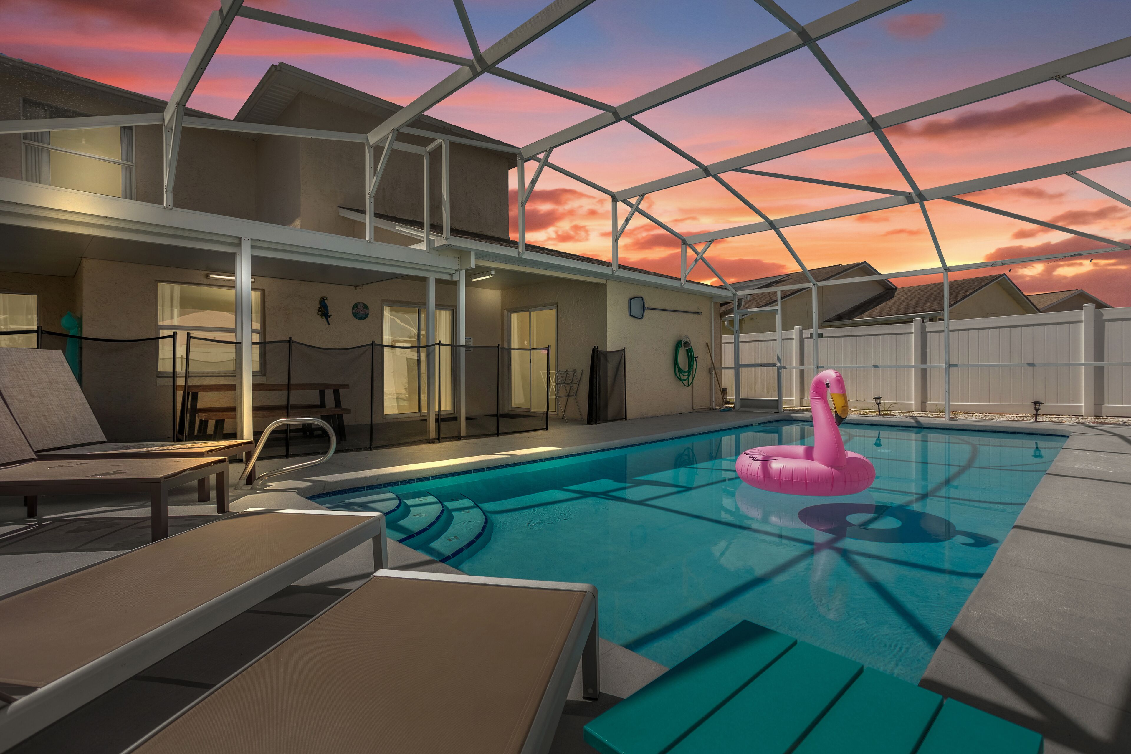 Una piscina climatizada