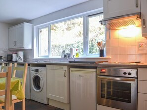 Dishwasher, highchair, cookware/dishes/utensils