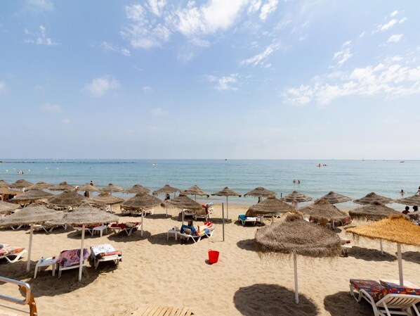 Accommodatie ligt op het strand