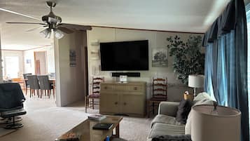 Smart TV, chimenea