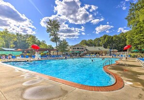 Indoor pool, outdoor pool
