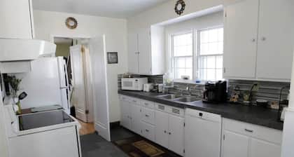 The East Side Inn is a charming little house in the small town of Morris, Minnesota.