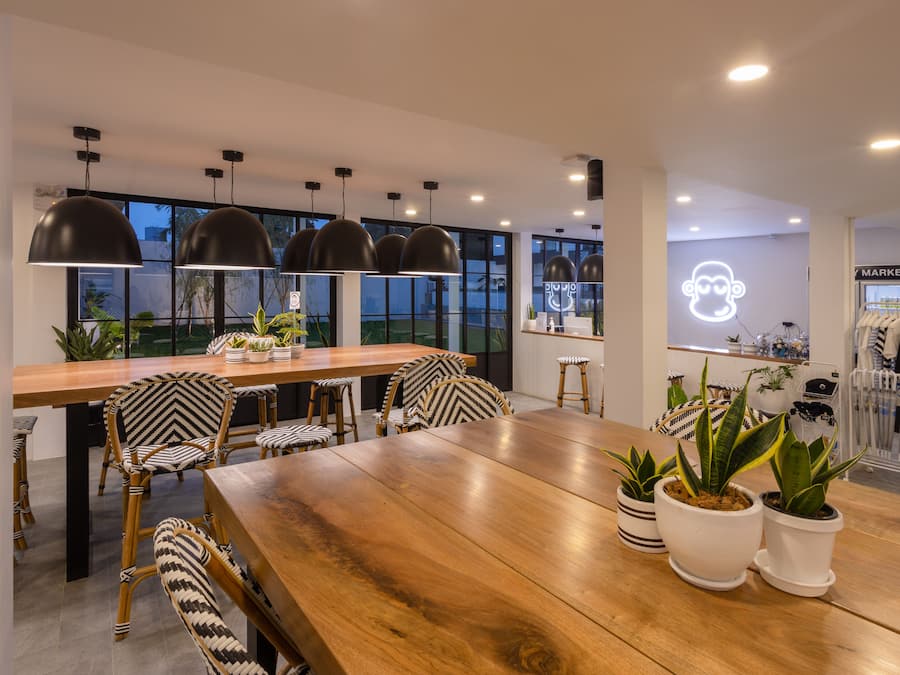 Zona de estar del vestíbulo