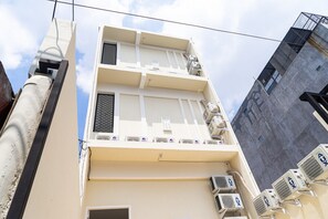 Voorkant van accommodatie