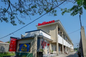 Voorkant van accommodatie