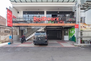 Voorkant van accommodatie